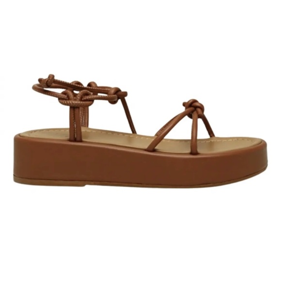 Flattered Platform Leather Sandals - Picture 4 of 6
